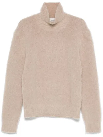 AMI ALEXANDRE MATTIUSSI BRUSHED JUMPER