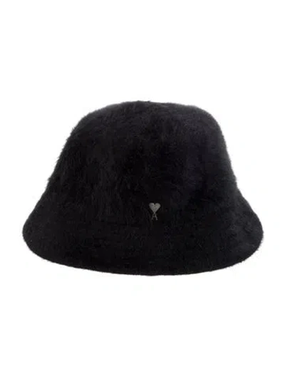 Pre-owned Ami Alexandre Mattiussi Bucket Hat In Black