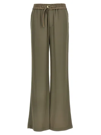 AMI ALEXANDRE MATTIUSSI BUCKLE PANTS