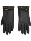Ami Alexandre Mattiussi Ami Paris Strap Detail Gloves In Black