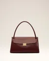 Ami Alexandre Mattiussi Burgundy Smooth Leather Mimi Bag Red In Red