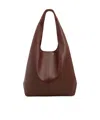 Ami Alexandre Mattiussi Burgundy Supple Leather Etienne Shoulder Bag Red
