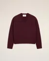 Ami Alexandre Mattiussi Ami Paris Cherry-coloured Wool And Cashmere Sweater Ami De Coeur Men In Red