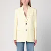 Ami Alexandre Mattiussi Butter-coloured Wool Jacket In Beige