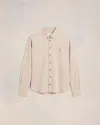Ami Alexandre Mattiussi Button-down Ami De Coeur Shirt White In Off White
