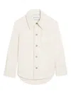 Ami Alexandre Mattiussi Button-up Shirt Jacket In Neutral