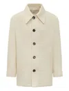 Ami Alexandre Mattiussi Long Sleeve Jacket In Neutral