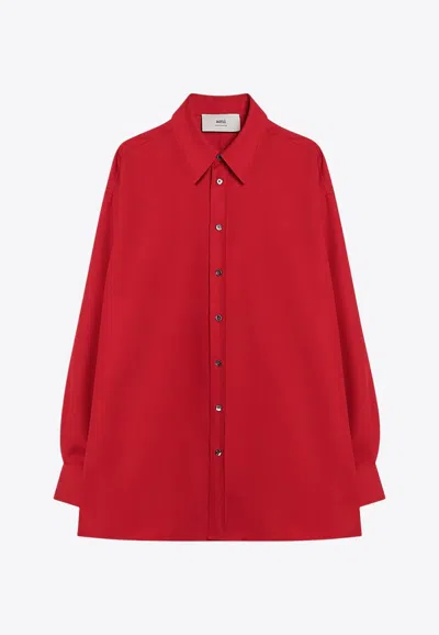 Ami Alexandre Mattiussi Buttoned Wool Shirt