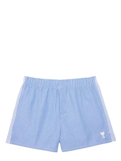 Ami Alexandre Mattiussi Calecon Ami De Coeur Boxer In Light Blue