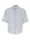 Ami Alexandre Mattiussi Embroidered Viscose Shirt