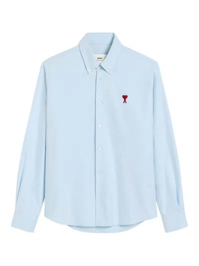 AMI ALEXANDRE MATTIUSSI DE COEUR COTTON SHIRT