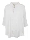 Ami Alexandre Mattiussi Ami Paris Mandarin Collar Shirt Clothing In White