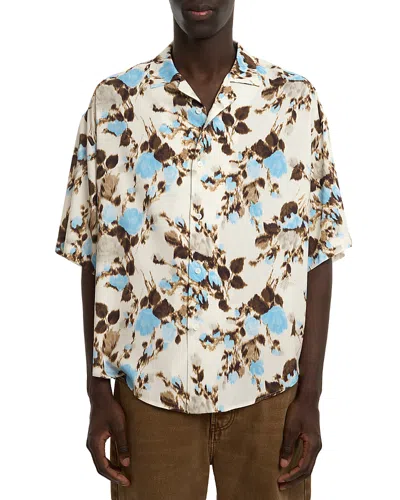 AMI ALEXANDRE MATTIUSSI CAMP COLLAR SHIRT