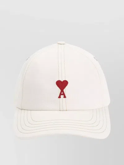 Ami Alexandre Mattiussi Cap With Adjustable Design And Stitching