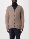 Shop Ami Alexandre Mattiussi Cardigan Ami Paris Men Color Beige
