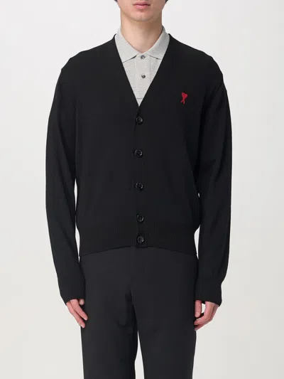 Ami Alexandre Mattiussi Cardigan Ami Paris Men Color Black In Black