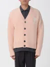 Ami Alexandre Mattiussi Cardigan Ami Paris Men Color Pink