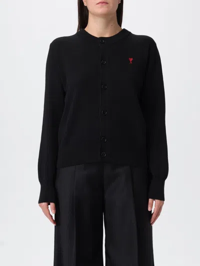 Ami Alexandre Mattiussi Cardigan Ami Paris Woman Color Black