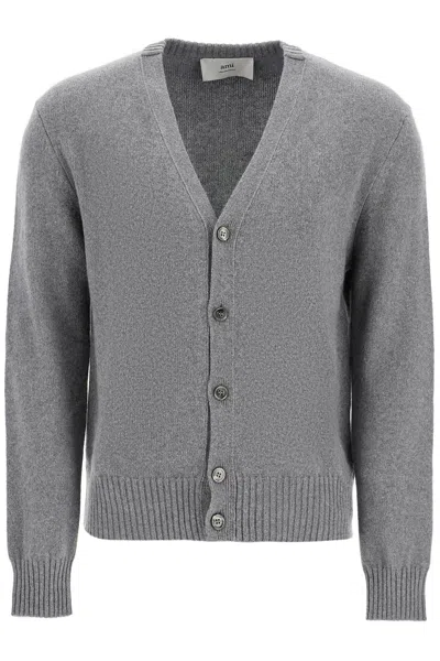 Ami Alexandre Mattiussi Cardigan In Gris