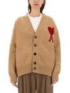 AMI ALEXANDRE MATTIUSSI CARDIGAN WITH LOGO