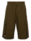 Ami Alexandre Mattiussi Cargo Pocket Shorts In Brown