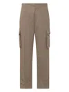 Ami Alexandre Mattiussi Ami Paris Pant Cargo In Brown
