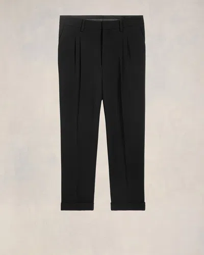 Ami Alexandre Mattiussi Ami Paris Black Twill Pant