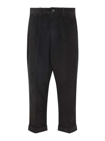 Ami Alexandre Mattiussi Carrot Oversized Pants In Black