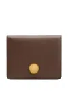 Ami Alexandre Mattiussi Carrousel Press-stud Wallet In Brown