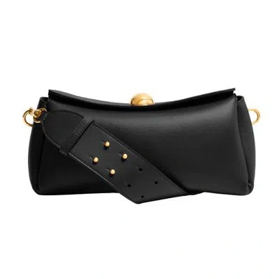 Ami Alexandre Mattiussi Carrousel Shoulder Bag In Black