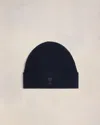 Ami Alexandre Mattiussi Ami De Coeur Cashmere-wool Blend Beanie In Navy Blue