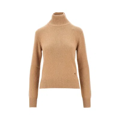 Ami Alexandre Mattiussi Cashmere Standing Collar Sweater In Neutral