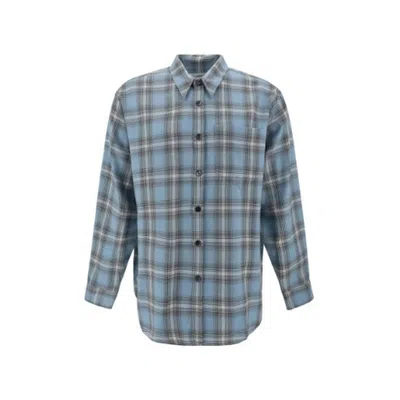 Ami Alexandre Mattiussi Casual Overshirt In Blue