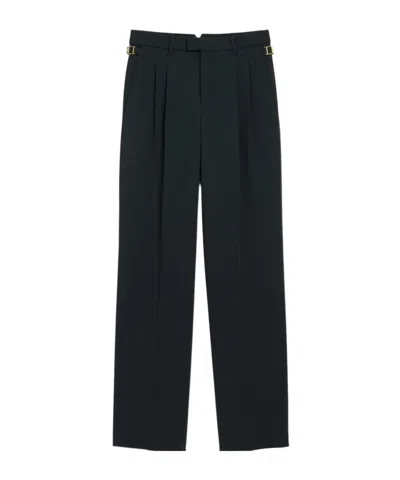 Ami Alexandre Mattiussi Casual Pants With Belt Loops In Blue