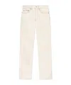 Ami Alexandre Mattiussi Casual Pants With Belt Loops In Cream