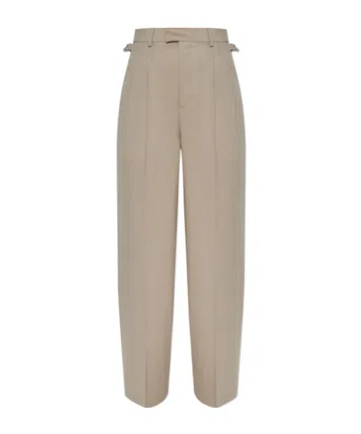Ami Alexandre Mattiussi Casual Pants With Belt Loops In Gray
