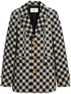 Ami Alexandre Mattiussi Check-pattern Jacket In 黑色