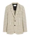 Ami Alexandre Mattiussi Checked Suit Coat In Nude