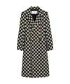 Ami Alexandre Mattiussi Checked Wool Coat In Black