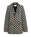 Ami Alexandre Mattiussi Check-pattern Jacket In Black