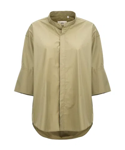 AMI ALEXANDRE MATTIUSSI CHINESE STYLE COLLAR DESIGN BLOUSE