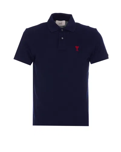 AMI ALEXANDRE MATTIUSSI CLASSIC AMI DE COEUR POLO