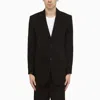 AMI ALEXANDRE MATTIUSSI CLASSIC BLACK WOOL JACKET FOR MEN (SS24)