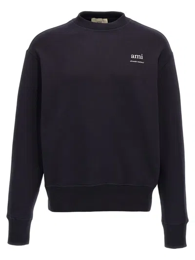 Ami Alexandre Mattiussi Classic Crew Neck Black Sweatshirt