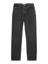 Ami Alexandre Mattiussi High-rise Straight-leg Jeans In Black