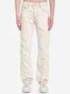 Ami Alexandre Mattiussi Classic Fit Jeans In Neutral