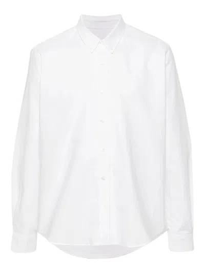 Ami Alexandre Mattiussi Classic Fit Shirt In Natural White