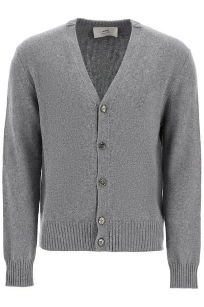 Ami Alexandre Mattiussi Ami Paris Sweaters In Grey