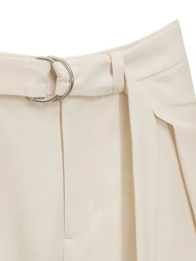Ami Alexandre Mattiussi Classic Trousers For A Polished Look In Avorio