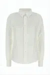 Ami Alexandre Mattiussi Classic White Button-up Shirt With Tailored Fit In White